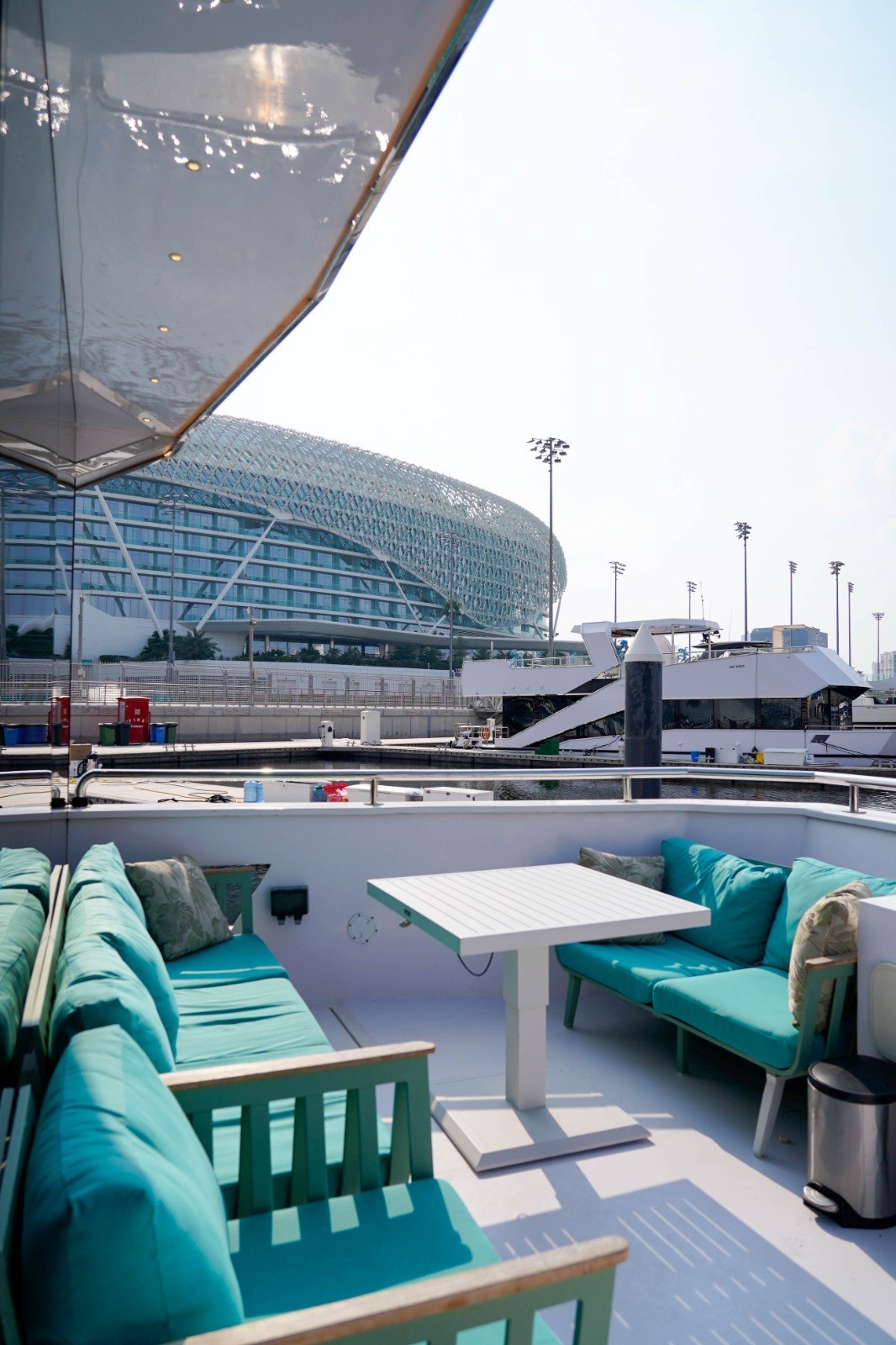 Yacht exterior deck